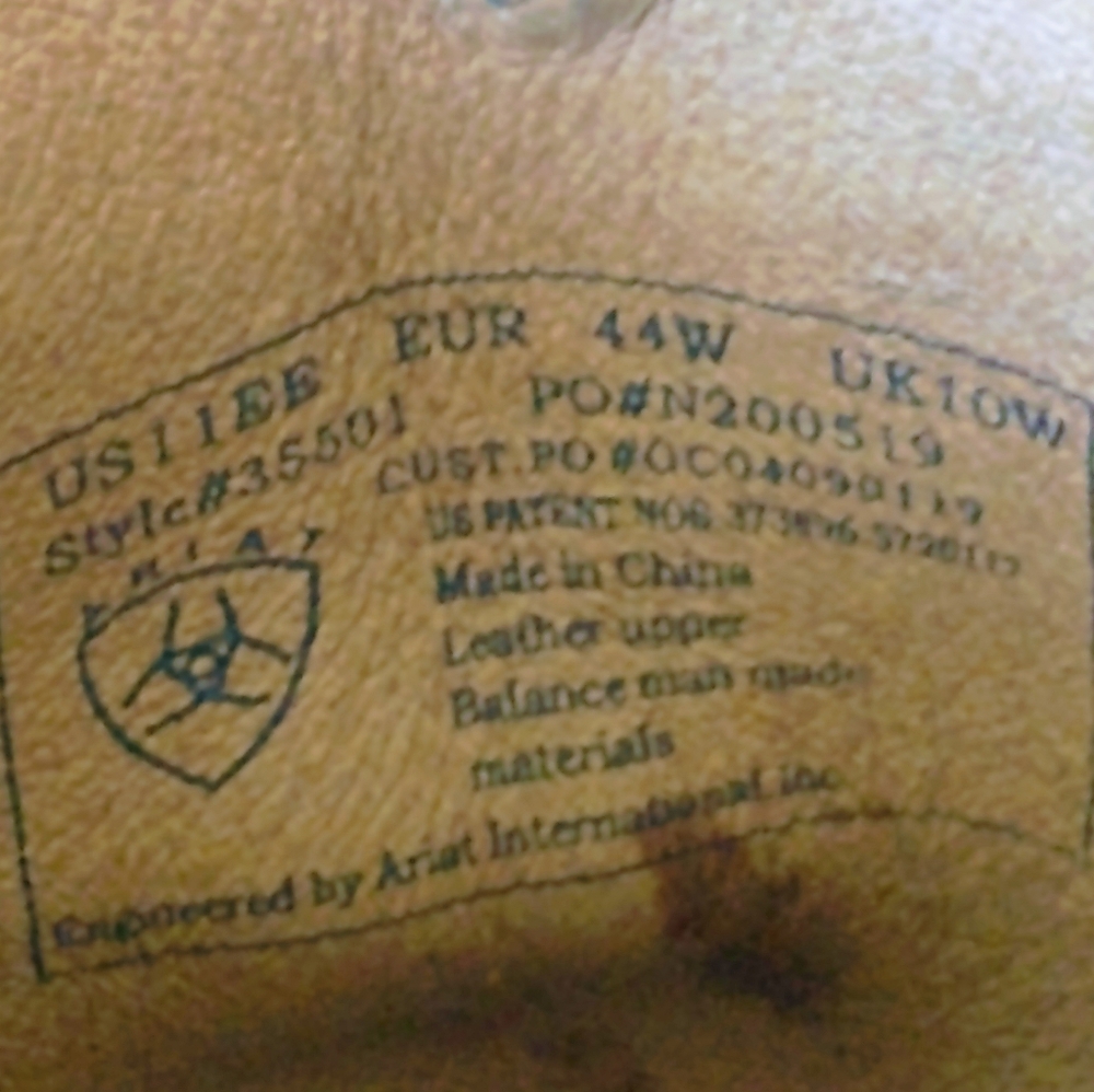 Ariat Leather Men's Cowboy Boots - Picture 16 of 16